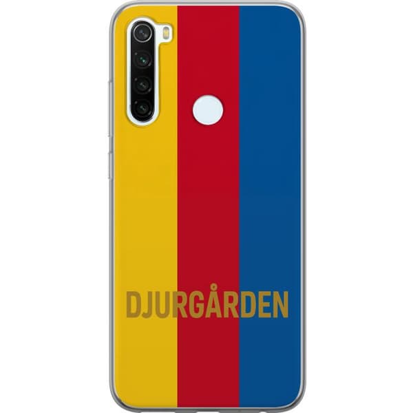 Xiaomi Redmi Note 8 Läpinäkyvä kuori Djurgården – jalkapallo