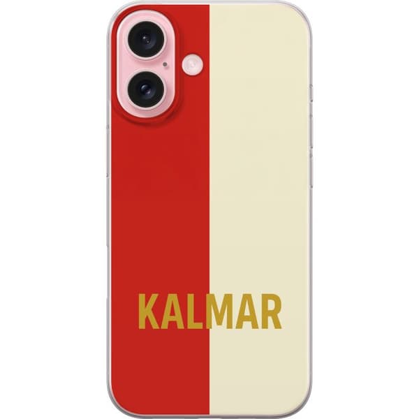 Apple iPhone 16 Läpinäkyvä kuori Kalmar - jalkapallo