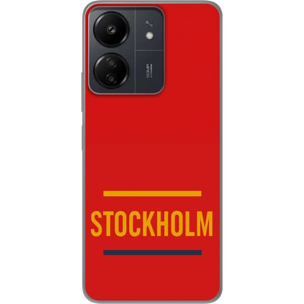 Xiaomi Redmi 13C Gennemsigtig cover Stockholm – Hockey