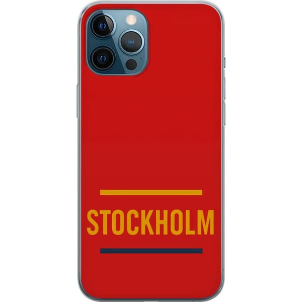 Apple iPhone 12 Pro Max Gennemsigtig cover Stockholm – Hockey