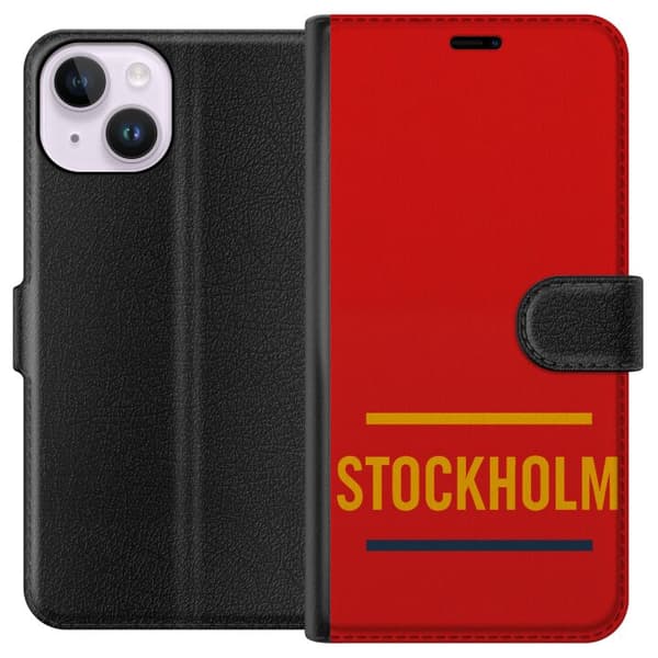 Apple iPhone 14 Lompakkokotelo Stockholm – Hockey