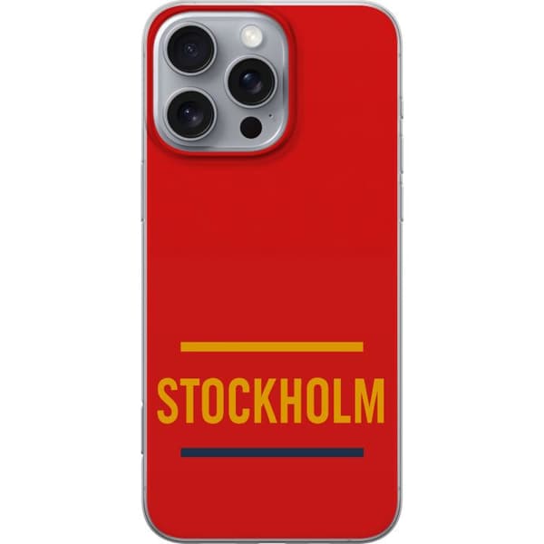 Apple iPhone 16 Pro Max Gjennomsiktig deksel Stockholm – Hockey