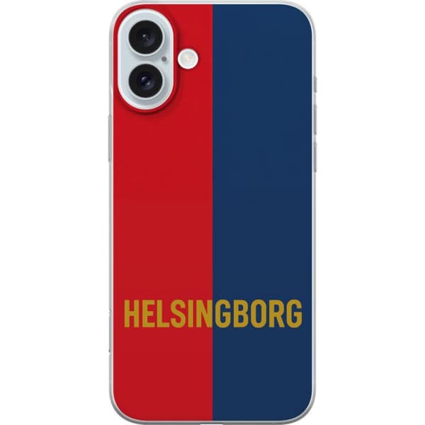 Apple iPhone 16 Plus Läpinäkyvä kuori Helsingborg – jalkapallo