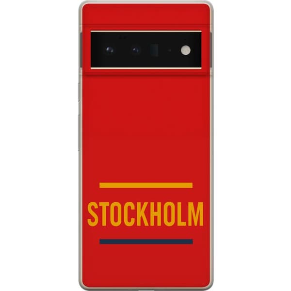 Google Pixel 6 Pro Läpinäkyvä kuori Stockholm – Hockey