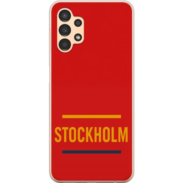 Samsung Galaxy A13 Gennemsigtig cover Stockholm – Hockey