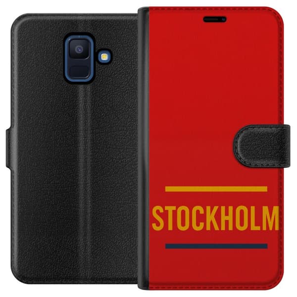 Samsung Galaxy A6 (2018) Lompakkokotelo Stockholm – Hockey