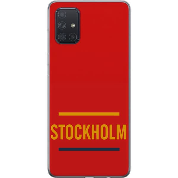 Samsung Galaxy A71 Läpinäkyvä kuori Stockholm – Hockey