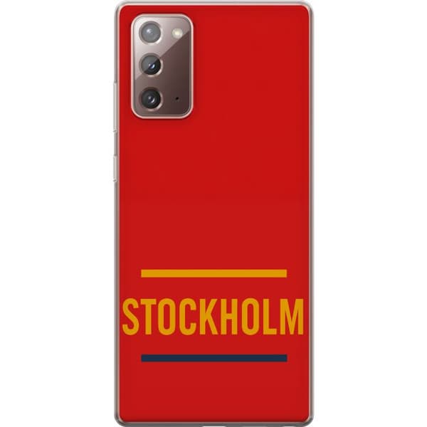 Samsung Galaxy Note20 Läpinäkyvä kuori Stockholm – Hockey