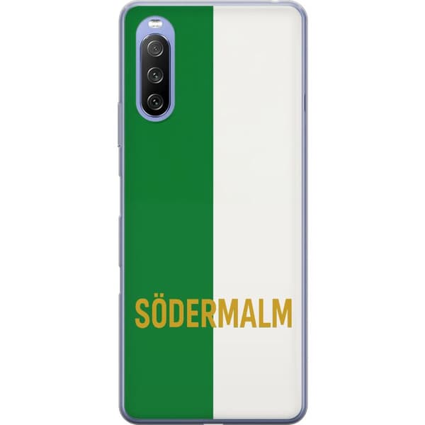 Sony Xperia 10 III Lite Läpinäkyvä kuori Södermalm - jalkapallo