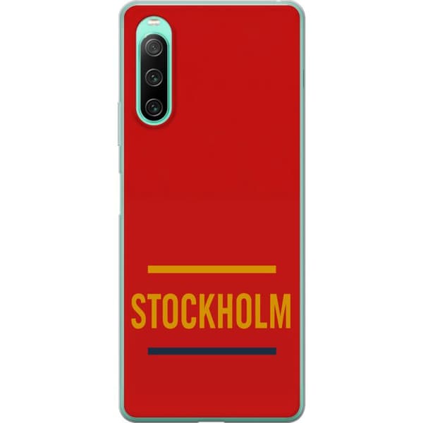 Sony Xperia 10 IV Gennemsigtig cover Stockholm – Hockey