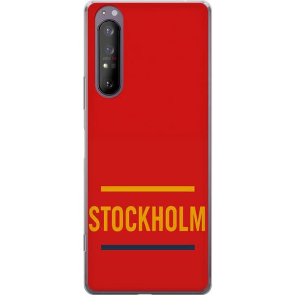 Sony Xperia 1 II Läpinäkyvä kuori Stockholm – Hockey
