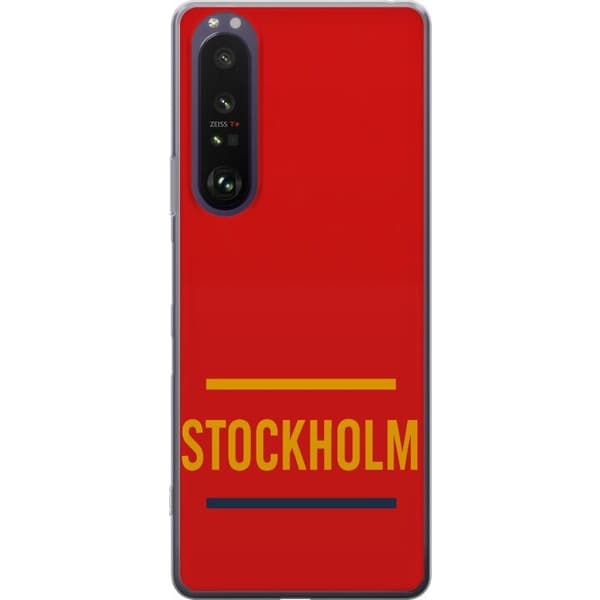 Sony Xperia 1 III Läpinäkyvä kuori Stockholm – Hockey