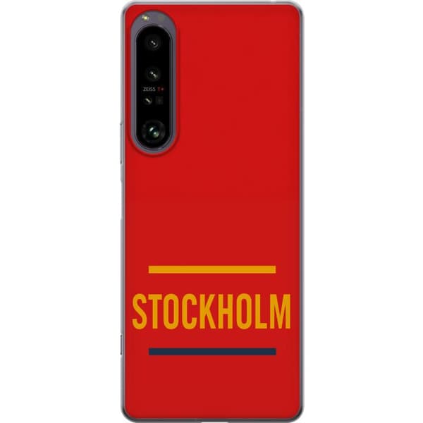 Sony Xperia 1 IV Läpinäkyvä kuori Stockholm – Hockey