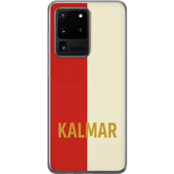 Samsung Galaxy S20 Ultra Läpinäkyvä kuori Kalmar - jalkapallo