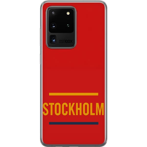 Samsung Galaxy S20 Ultra Läpinäkyvä kuori Stockholm – Hockey