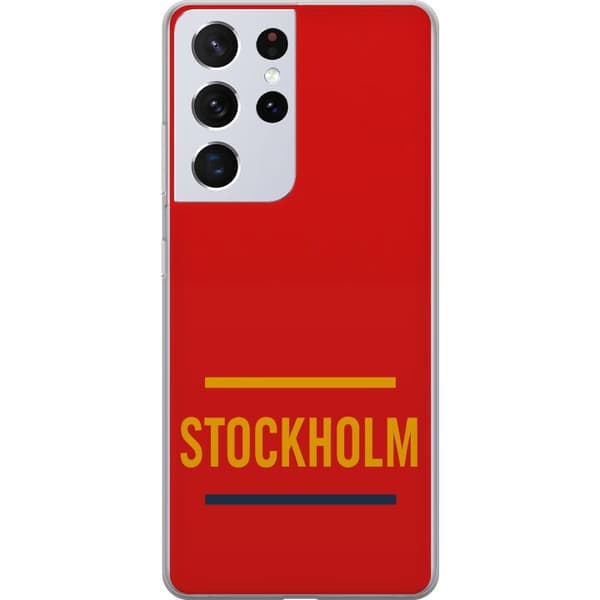 Samsung Galaxy S21 Ultra 5G Genomskinligt Skal Stockholm – Hockey