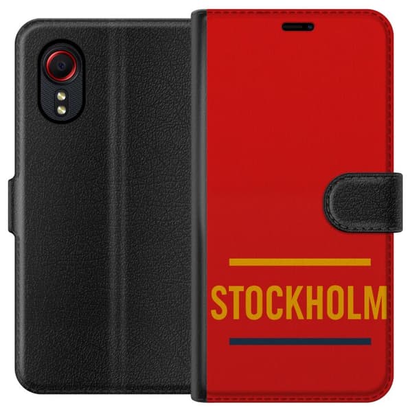 Samsung Galaxy Xcover 5 Tegnebogsetui Stockholm – Hockey
