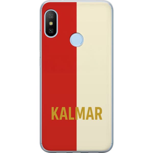 Xiaomi Mi A2 Lite Läpinäkyvä kuori Kalmar - jalkapallo