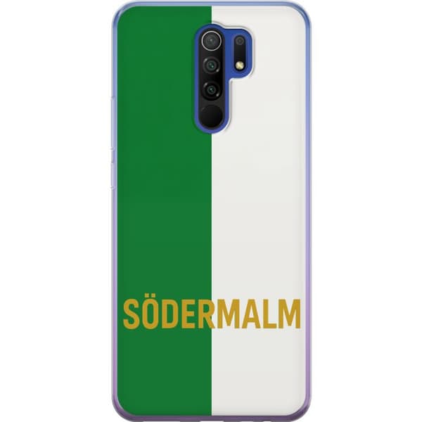 Xiaomi Redmi 9 Gennemsigtig cover Södermalm - fodbold