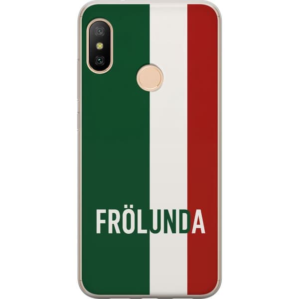 Xiaomi Redmi 6 Pro Läpinäkyvä kuori Frölunda - Hockey