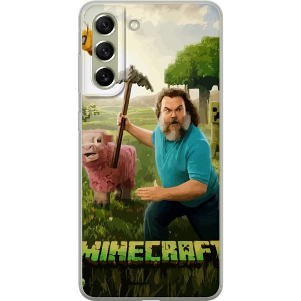Samsung Galaxy S21 FE 5G Genomskinligt Skal A Minecraft Movie