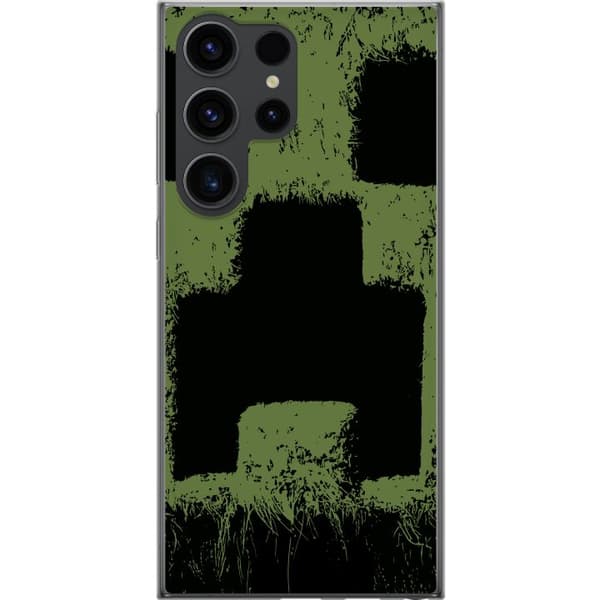 Samsung Galaxy S24 Ultra Genomskinligt Skal A Minecraft Movie