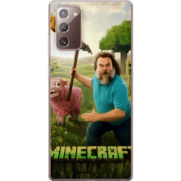 Samsung Galaxy Note20 Läpinäkyvä kuori A Minecraft Movie