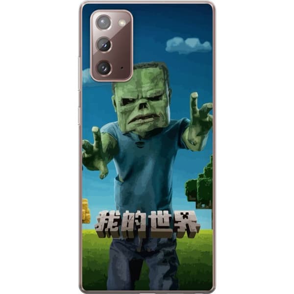 Samsung Galaxy Note20 Gennemsigtig cover A Minecraft Movie