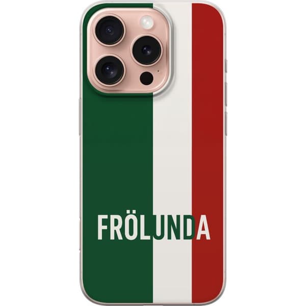 Apple iPhone 16 Pro Genomskinligt Skal Frölunda – Hockey