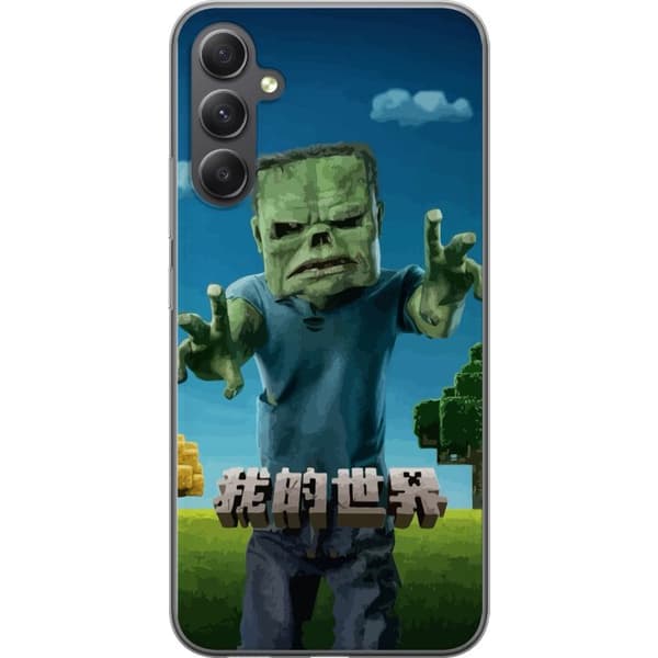 Samsung Galaxy A25 Gennemsigtig cover A Minecraft Movie