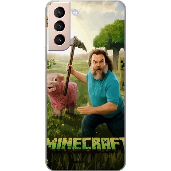 Samsung Galaxy S21 Läpinäkyvä kuori A Minecraft Movie