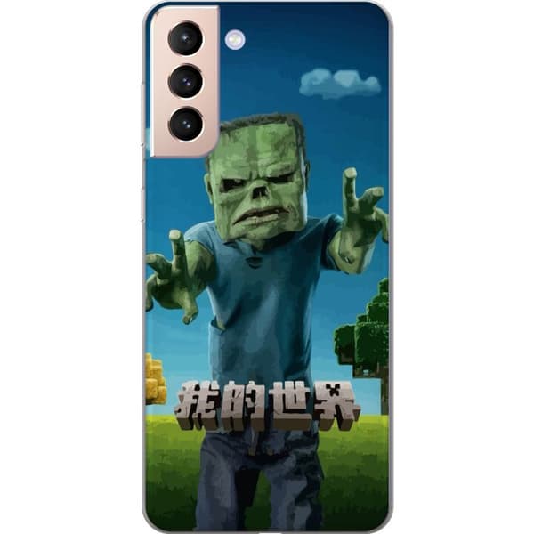 Samsung Galaxy S21 Läpinäkyvä kuori A Minecraft Movie