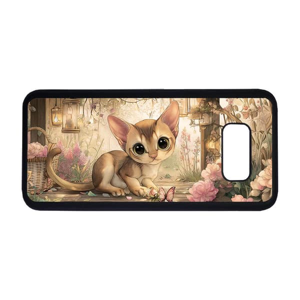 Tegneserie Abessinier Katt Samsung Galaxy S8+ Mobiltelefon Deksel