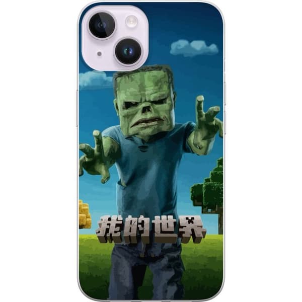 Apple iPhone 15 Läpinäkyvä kuori A Minecraft Movie
