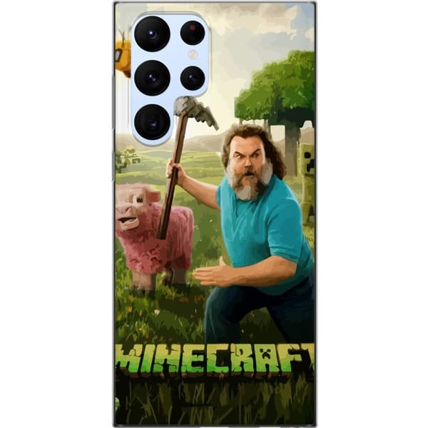Samsung Galaxy S22 Ultra 5G Genomskinligt Skal A Minecraft Movie