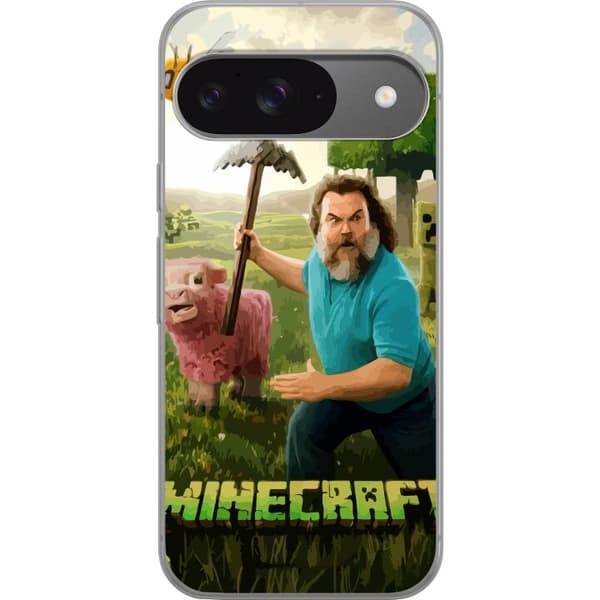 Google Pixel 9 Genomskinligt Skal A Minecraft Movie