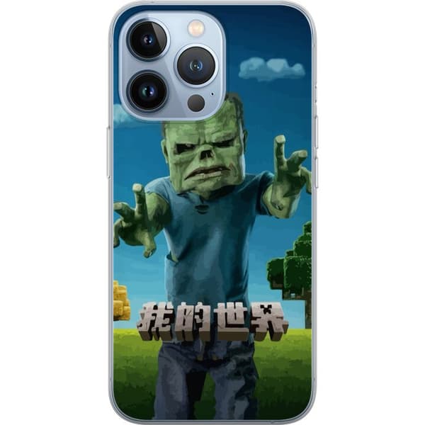 Apple iPhone 13 Pro Läpinäkyvä kuori A Minecraft Movie