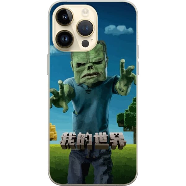 Apple iPhone 14 Pro Max Läpinäkyvä kuori A Minecraft Movie