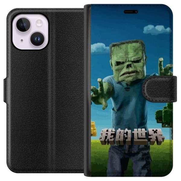 Apple iPhone 15 Plus Plånboksfodral A Minecraft Movie