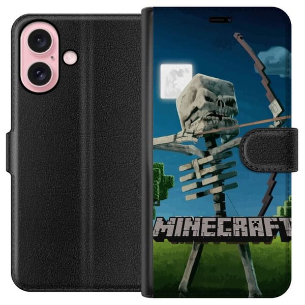 Apple iPhone 16 Lompakkokotelo A Minecraft Movie