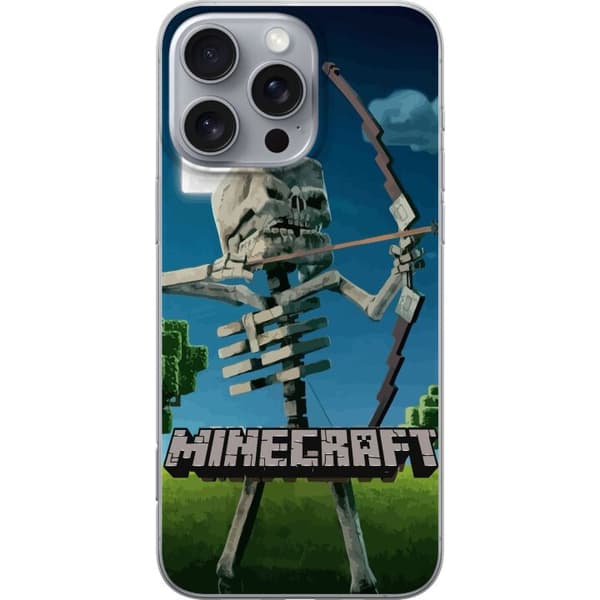 Apple iPhone 16 Pro Max Genomskinligt Skal A Minecraft Movie