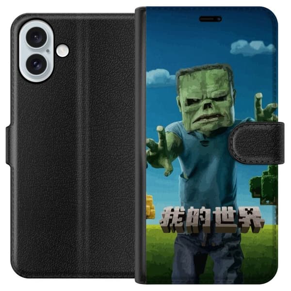 Apple iPhone 16 Plus Tegnebogsetui A Minecraft Movie