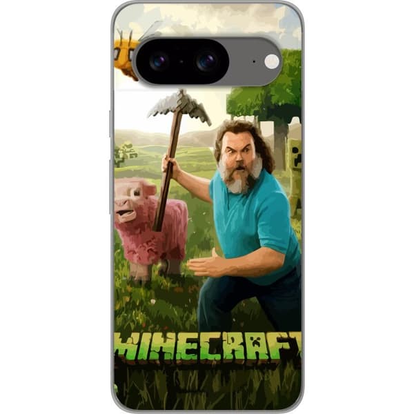 Google Pixel 8 Läpinäkyvä kuori A Minecraft Movie