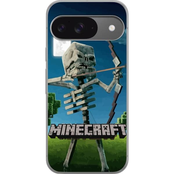 Google Pixel 9 Pro Genomskinligt Skal A Minecraft Movie