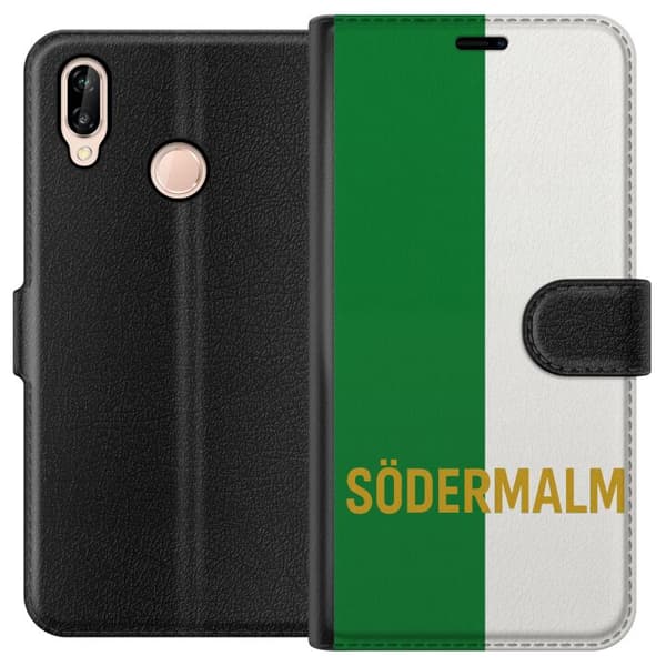 Huawei P20 lite Tegnebogsetui Södermalm - fodbold