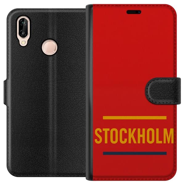 Huawei P20 lite Tegnebogsetui Stockholm – Hockey