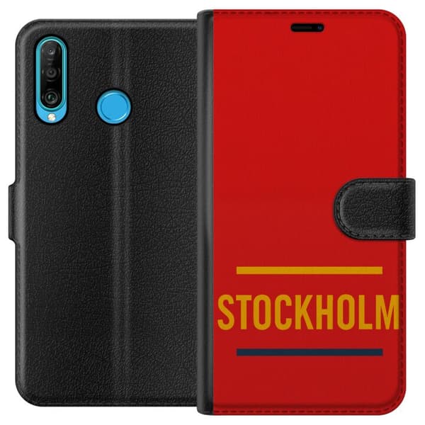 Huawei P30 lite Tegnebogsetui Stockholm – Hockey