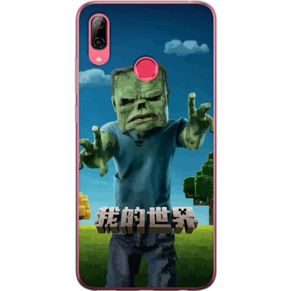Huawei Y7 (2019) Läpinäkyvä kuori A Minecraft Movie