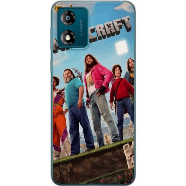 Motorola Moto E13 Gennemsigtig cover A Minecraft Movie