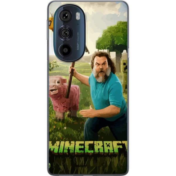 Motorola Edge 30 Pro Gennemsigtig cover A Minecraft Movie
